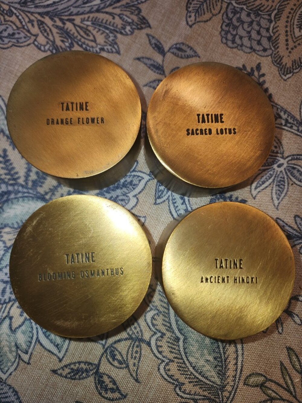 TATINE ALL-BRASS HAND FORGED HEAVYWEIGHT BRASS CUPS